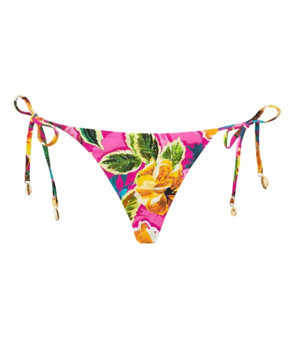 PQ Swim Bahama Beach Embroidered Tie Bottoms (FINAL SALE)* Tie-Side | Bottoms