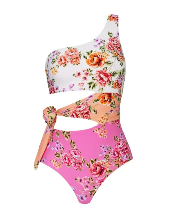 PQ Swim One Shoulder Cutout One Piece* One Pieces