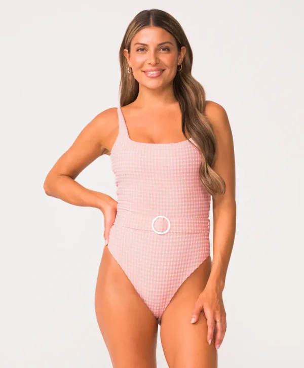 PQ Swim Lucia Belted One Piece* One Pieces