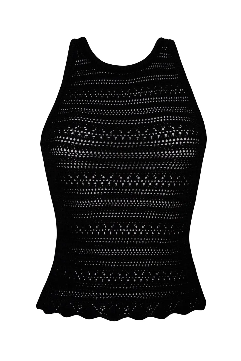 black_crochet_top_1.webp PQ Swim Crochet Top* Matching Sets | Cover-Ups