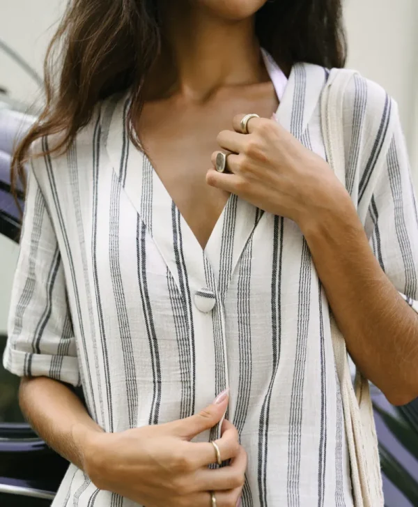 PQ Swim Black Pearl Sammy Button Top* Matching Sets | Cover-Ups