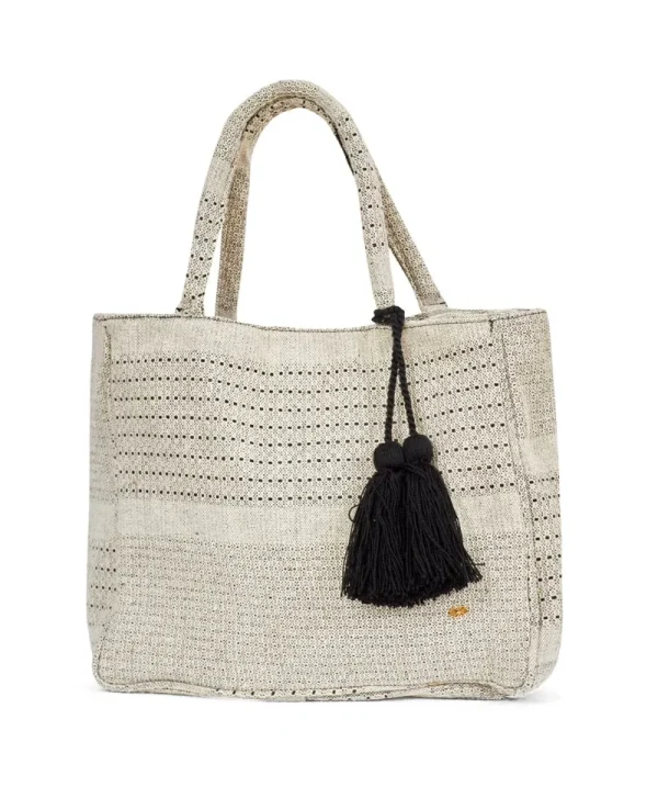 PQ Swim Black Tassel Tote* Accessories