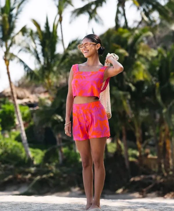 PQ Swim Del Mar Palms Blair Short* Matching Sets | Cover-Ups