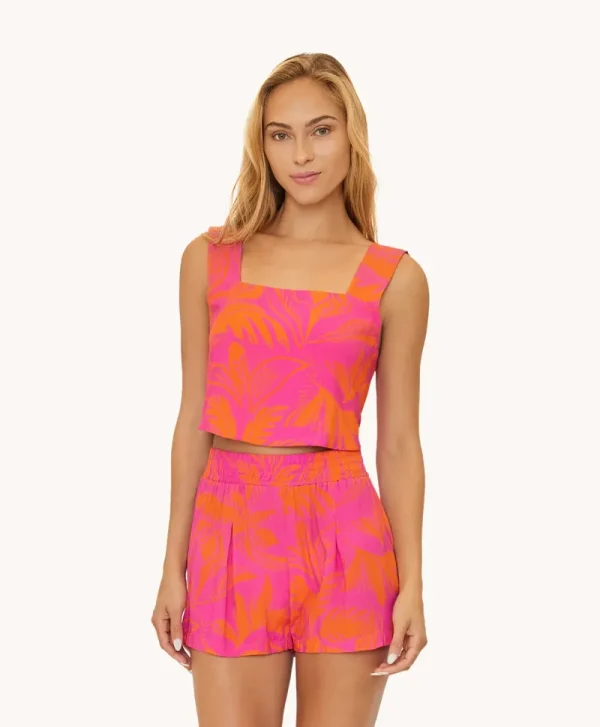 PQ Swim Del Mar Palms Blair Short* Matching Sets | Cover-Ups