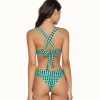 PQ Swim Gingham Drift Basic Ruched Bottoms (FINAL SALE)* Basic | Bottoms