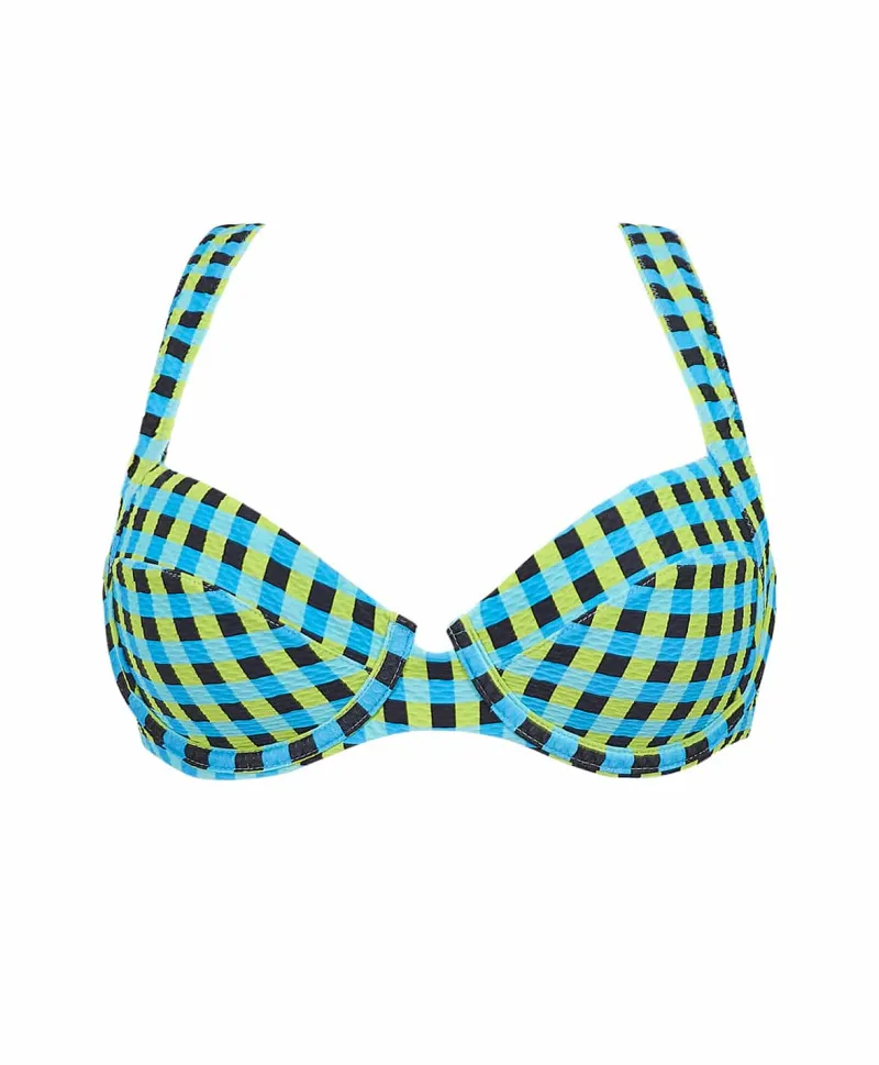 gingham_drift_perla_halte_3.webp PQ Swim Gingham Drift Perla Halter (FINAL SALE)* Dd Cups | Halter