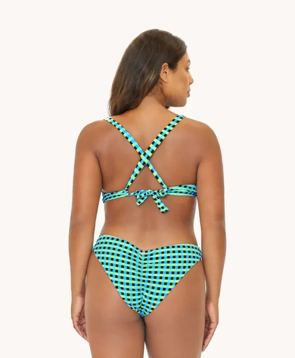 PQ Swim Gingham Drift Perla Halter (FINAL SALE)* Dd Cups | Halter