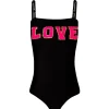 PQ Swim Kids Black Pier Love One Piece*Kids Kids