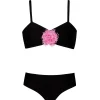 PQ Swim Kids Black Pier Rosette Bikini*Kids Kids
