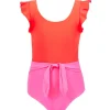 PQ Swim Kids Cosmo Pink Belted Knot One Piece*Kids Kids