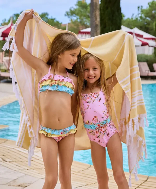 PQ Swim Kids Brixtyn Belted One Piece*Kids Kids