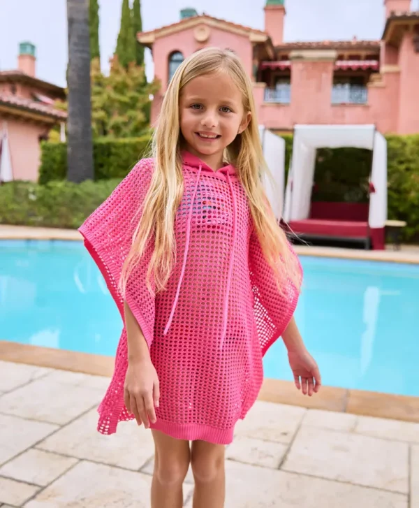 PQ Swim Kids Hot Pink Reagan Poncho*Kids Kids