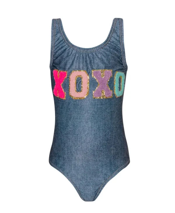 PQ Swim Kids Indie Sky XOXO One Piece*Kids Kids