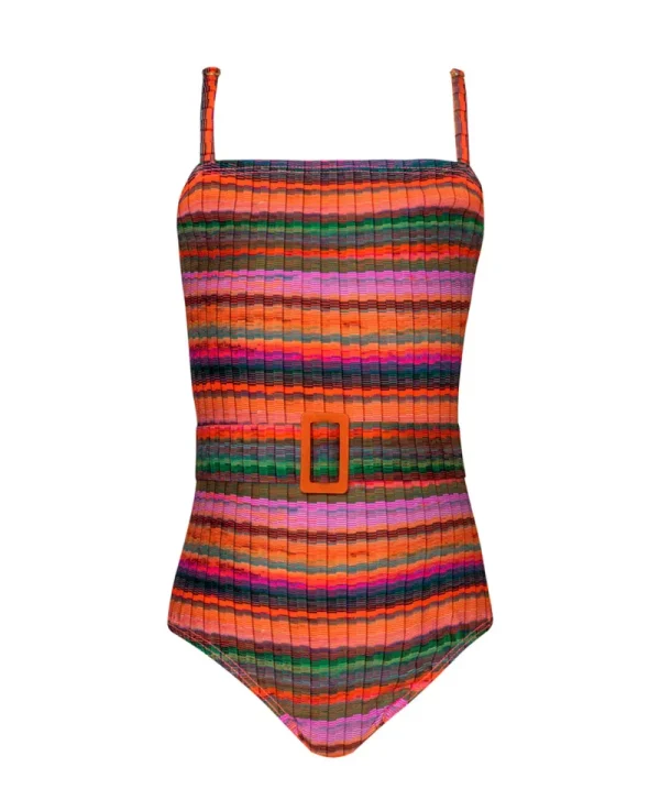 PQ Swim Kids Jetty Stripe Brixtyn Belted One Piece*Kids Kids