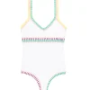 PQ Swim Kids Water Lily Rainbow Embroidered One Piece*Kids Kids