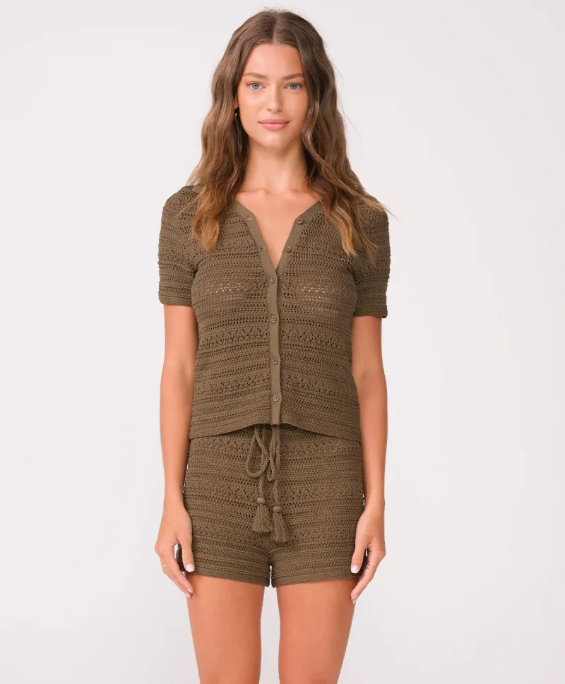 olive_bree_boho_short_3.webp PQ Swim Bree Boho Short* Matching Sets | Cover-Ups