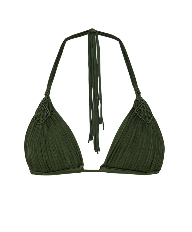 olive_mila_tri_top_1.webp PQ Swim Mila Tri Top* Dd Cups | Triangle