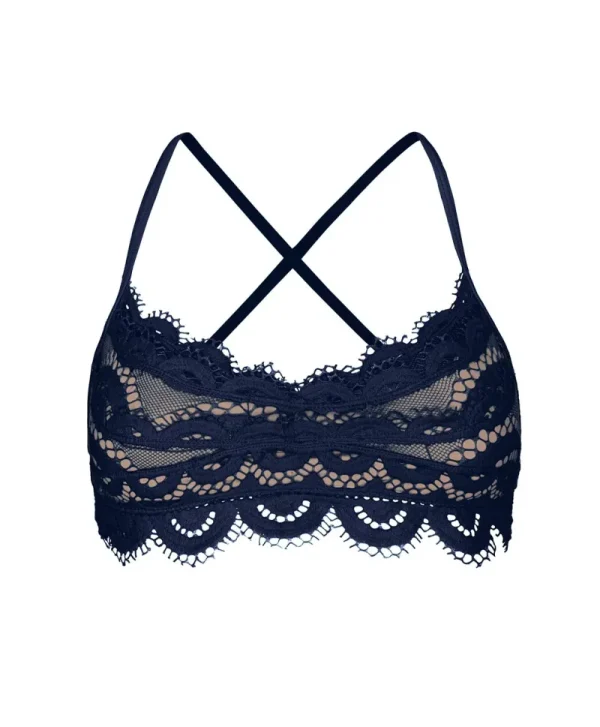 PQ Swim Blue Lace Bralette* Tops