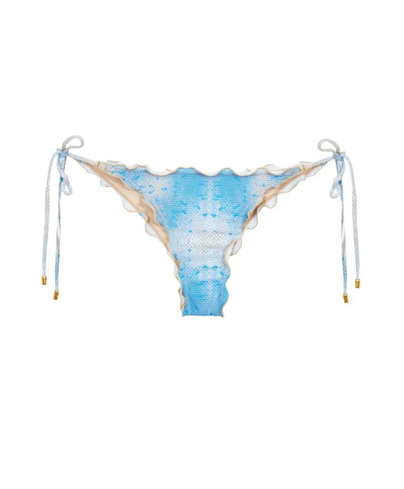 sea_blue_serpent_lettuce__3-1.webp PQ Swim Sea Blue Serpent Lettuce Edge Tie Bottoms (FINAL SALE)* Tie-Side | Bottoms