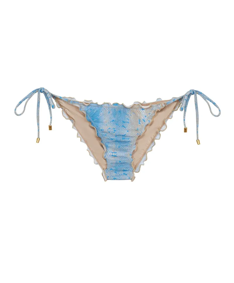 sea_blue_serpent_lettuce__5-1.webp PQ Swim Sea Blue Serpent Lettuce Edge Tie Bottoms (FINAL SALE)* Tie-Side | Bottoms