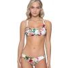 PQ Swim Summer Hibiscus Reversible Seamless Wave Halter (FINAL SALE)* Dd Cups | Halter