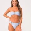 PQ Swim Detail Fanned Bottoms* High Waist | Bottoms