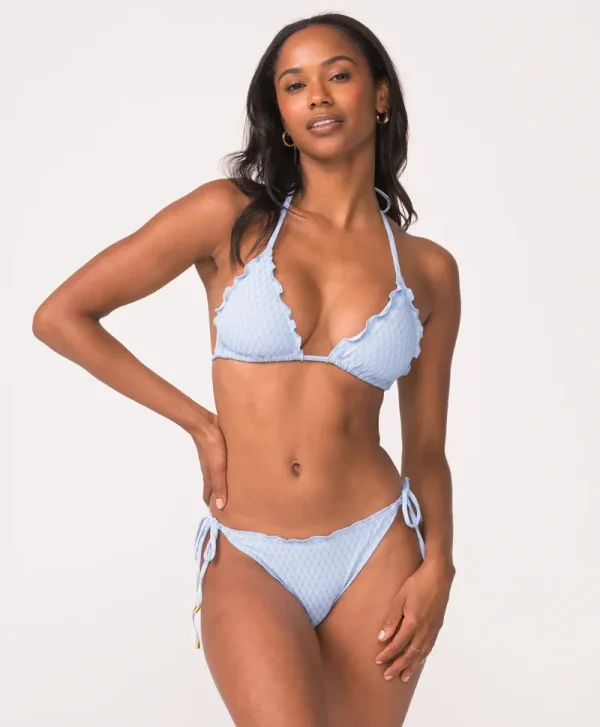 PQ Swim Lettuce Edge Tri Top* Triangle | Tops