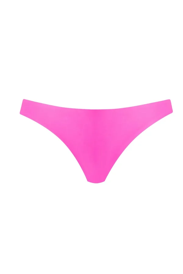 PQ Swim Vivid Pink Basic Ruched Bottoms* Basic | Bottoms