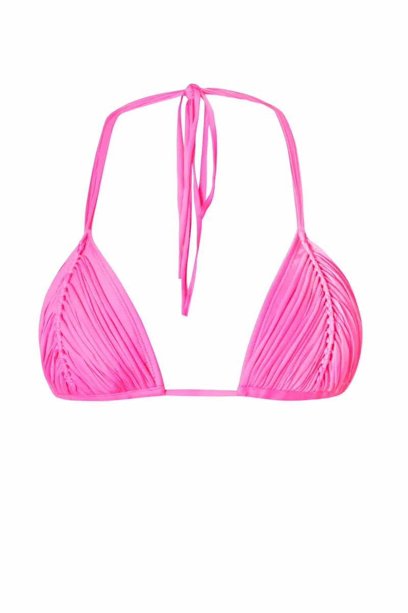 vivid_pink_isla_tri_top_2.webp PQ Swim Vivid Pink Isla Tri Top* Dd Cups | Triangle