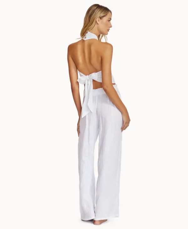 PQ Swim Water Lily Linen Pant* Cover-Ups