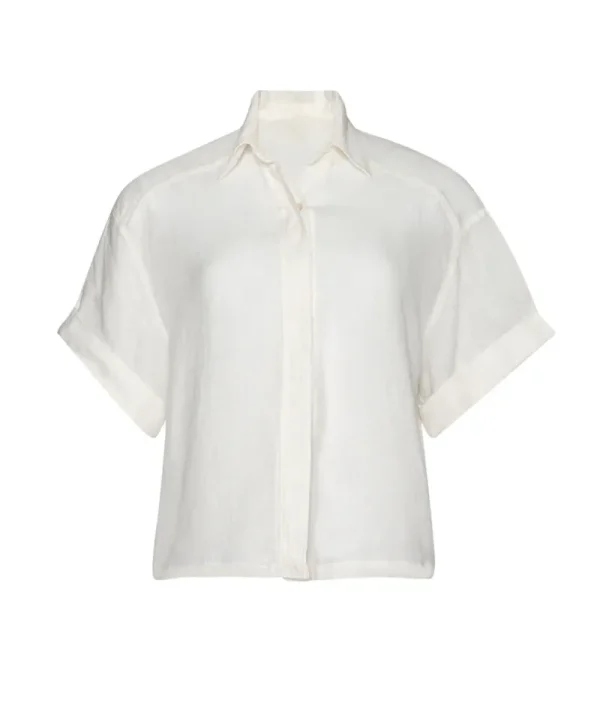 PQ Swim Water Lily Linen Top* Cover-Ups