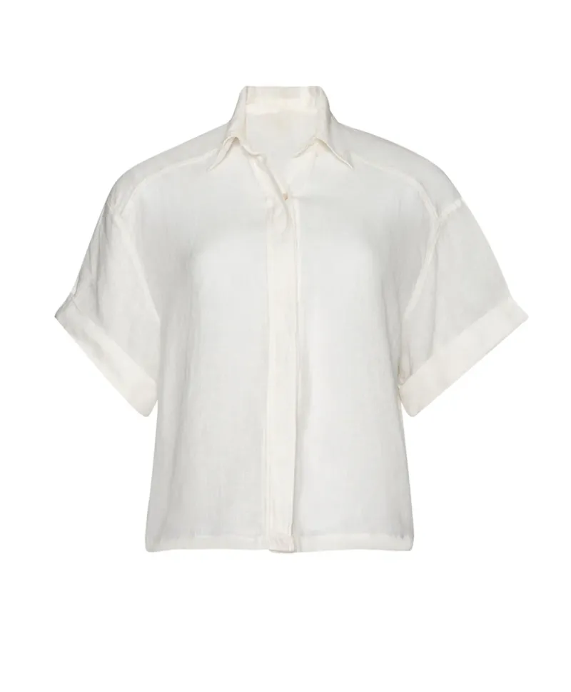 water_lily_linen_top_1.webp PQ Swim Water Lily Linen Top* Cover-Ups