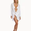 PQ Swim Sands Linen Millie Tie Cover Up* Cover-Ups | Dresses