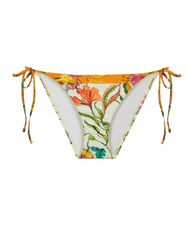 PQ Swim Wild Bloom Embroidered Mix Up Tie Bottoms (FINAL SALE)* Tie-Side | Bottoms